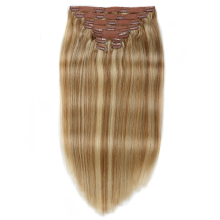 Xuchang Beauty Hair Fashion Cheap Full Head 10pcs 140 grams Quad Weft Triple Weft  Clip In Hair Extension Wholesale