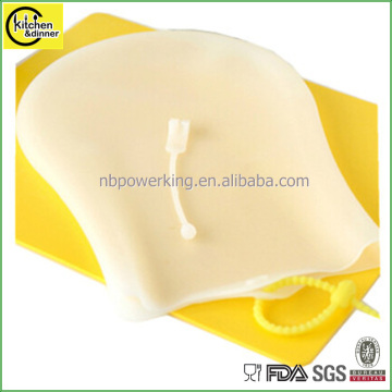 New arrival multi-function colorful silicone dough mixer bag for kneading dough