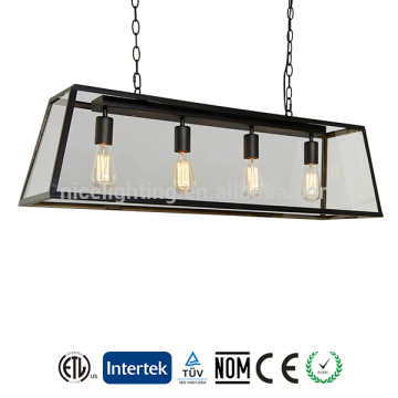 4 lights E27 vintage industrial Kitchen hanging pendant light