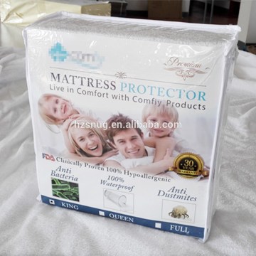 Terry cloth anti allergy waterproof mattress cover, mattress protector