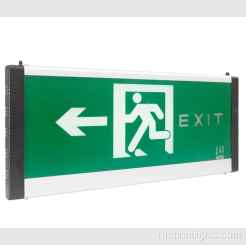 Emergency exit light signs for shopping malls