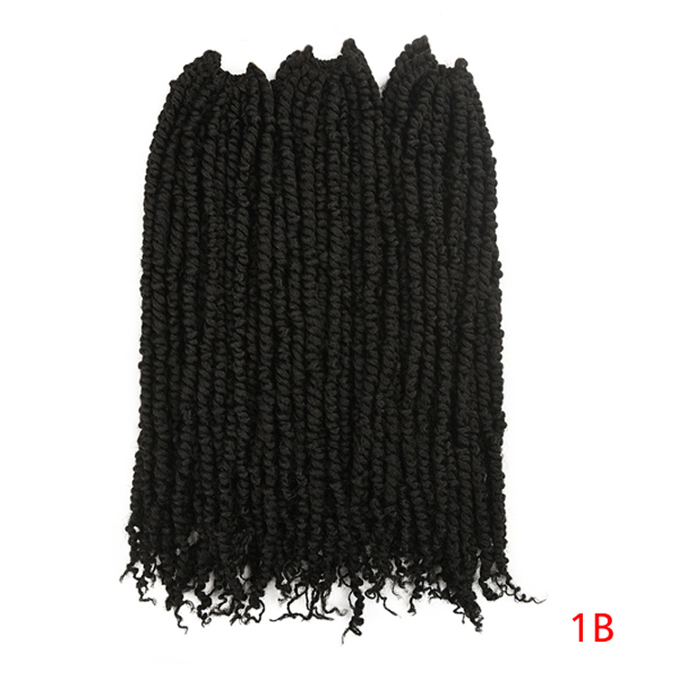 Julianna Pre Stretched Ombre Braiding Wholesale Bomb New Passion Spring Twist Synthetic Crochet Braid Hair