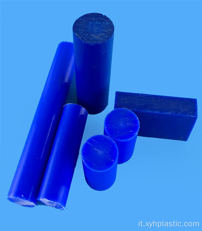 Barra tonda in nylon Mc Cast blu