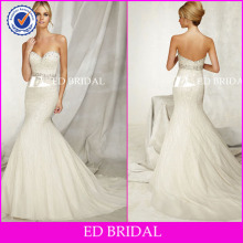 GW09133 Chiffon beaded sequins royal blue and white wedding dresses