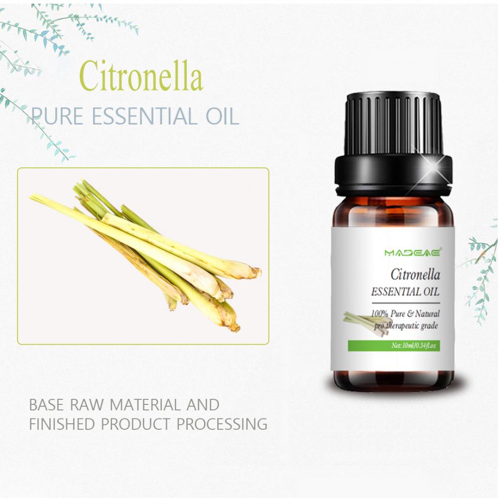 Citronnella Eau Soluble Essential Huile pour l&#39;aromathérapie