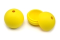FDA 3 inci silikon ais bola acuan dengan warna kuning