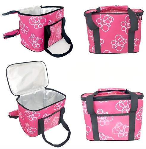 practical cute double decker insulated student lunch bag