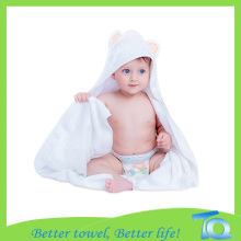 100% Super Soft Velour Bamboo Baby Hooded Towel