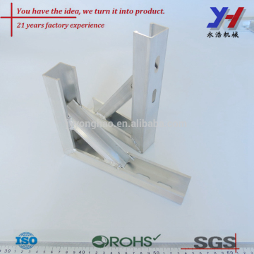 Aluminum profile Extrusion bracket/ Aluminum angle bracket