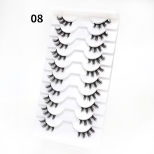 classic half set eyelash extensions half strip lashes