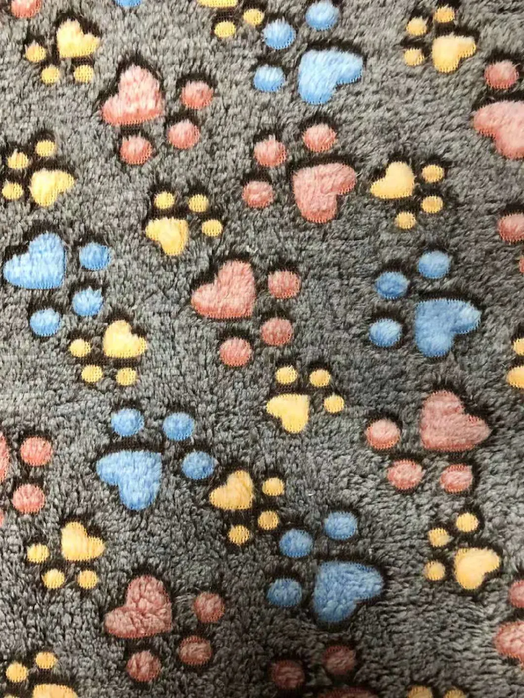 100% Polyester Double Flannel Fleece Fabric