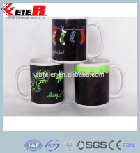 custom design ceramic color change magic mug