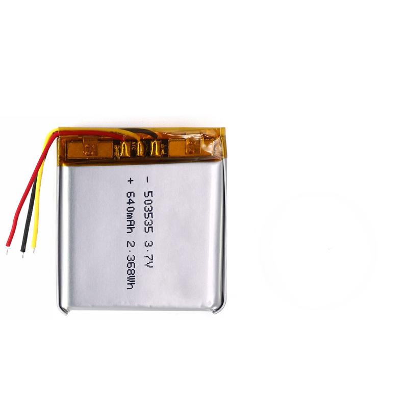 3.7V503535 640mAh 3 3.7V503535 640mAh 3