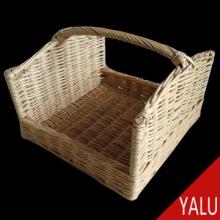 wicker display basket