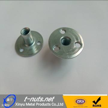 3/8 3 Holes Round Base T Nuts