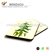 MDF cork coaster / promotional drinks coasters / wholesale wooden coasters