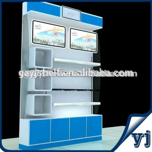 Cosmetic Display Shelf/MDF wooden display shelf,cosmetic display counter