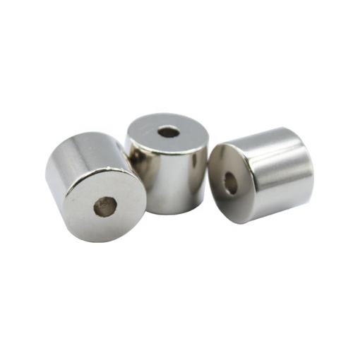 Strong sintered cylinder Neodym Magnet with hole