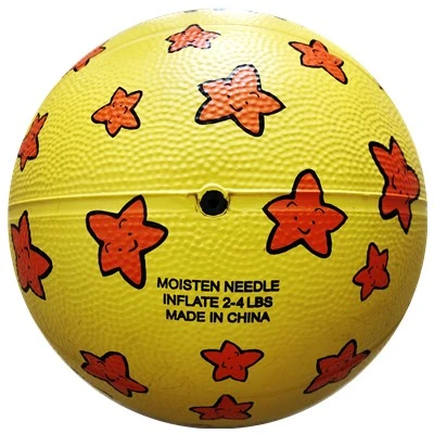 Star Style High Quality Rubber Basketball Toys