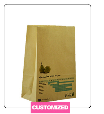 dark brown kraft paper bag, food grade paper bag, take away paper bag for bread