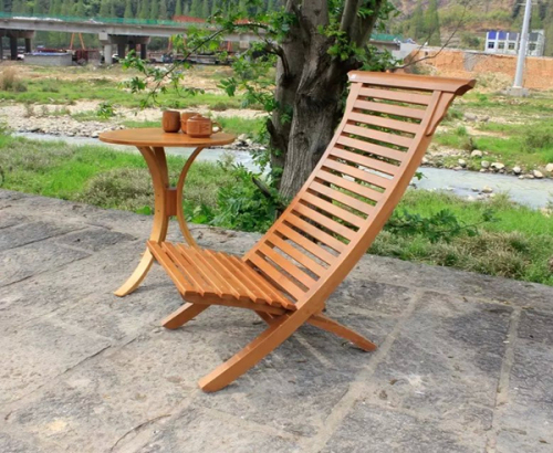 Popular bamboo folding relax chair for tea furniture design