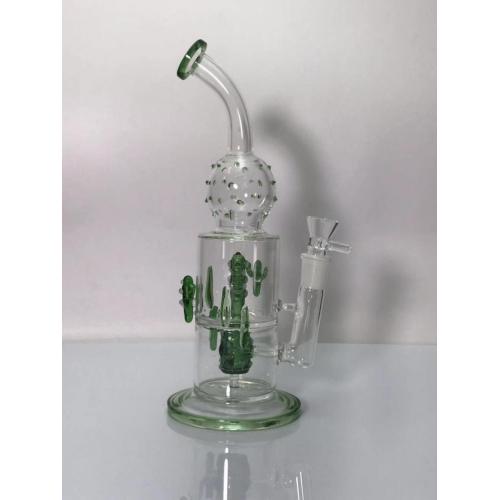 Cactus Perc Double Chamber Glass, Merokok Bongs