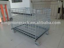 Foldable wire container