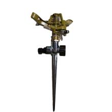 Zinc Garden Sprinkler with Metal Spike and Rotary Nozzle