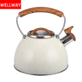 Whistle kettle with anti-scald handle