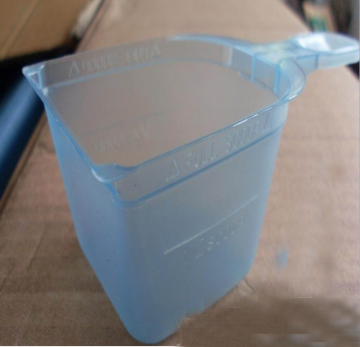 clear crystal plastic washing powder spoon