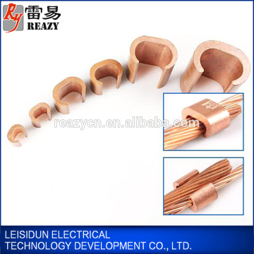 China manufacturer crimpit copper connector clamp for connecting wire rod