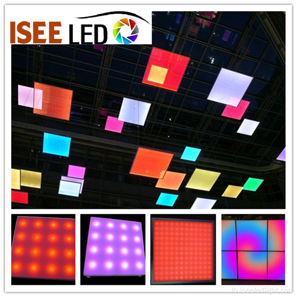 600 * 600mm Plafong &amp; Wand DMX LED Panel Luucht