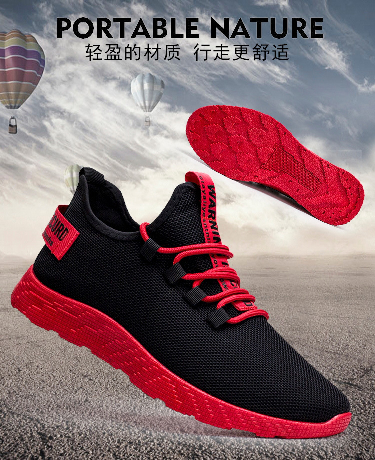 New Fashion Low Price Durable Lace-up Non-slip Mens Sports Running Shoes and Sneakers for Men