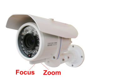 Professional Surveillance Sony Effio Cameras 9 - 22mm Mtv Lens, Wire Control Osd Function