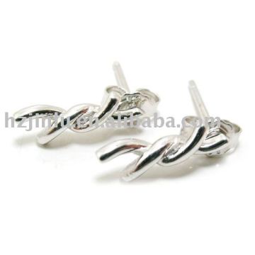 Girl's earring, 925 sterling silver eardrop(E010099)
