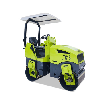 1500kg Mechanical Articulated Vibrating Road Roller with Double Drum