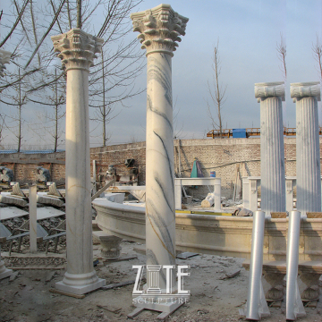 Western Style outdoor marble roman column