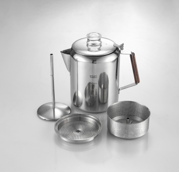 Espress Outdoor Stainless Steel Stovetop Percolator - 3/6/9/12 Cup Camping Coffee Maker
