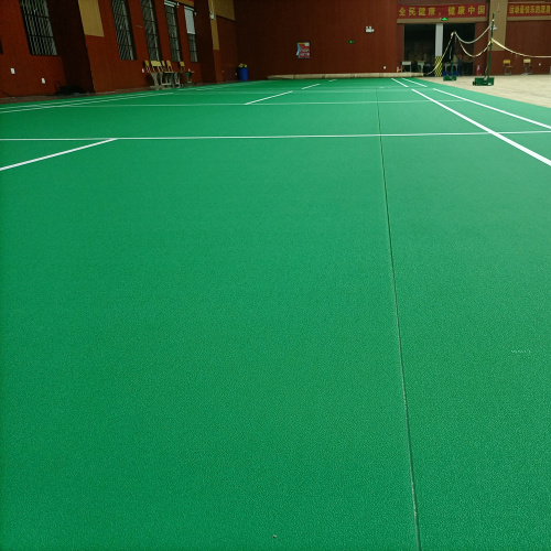lantai olahraga Lapangan Bulu Tangkis PVC dalam ruangan