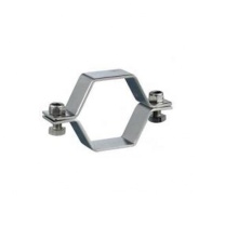 304 Stainless Steel Hexagon Pipe Holder Sanitary Fitting
