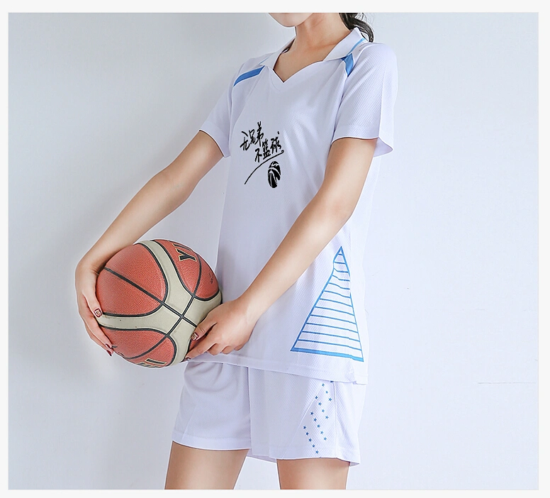 Womens latest Hot Basketball Wear Uniform with Polo Collar