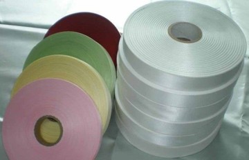 woven edge polyester satin ribbon