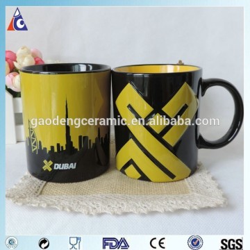 Embossed logo mug printing in dubai