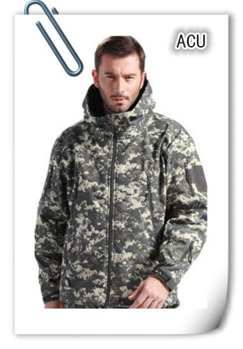 Cool Men Acu Camo Hunting Camping Ski Wind Waterproof Coat Jacket