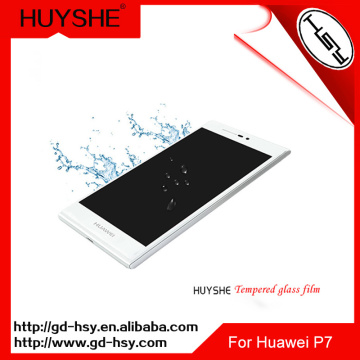 HUYSHE glass screen protetcor for huawei p7 wholesale accessories screen guard film for huawei p7