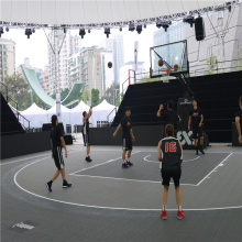 Interlock enlio ses fiba 3x3 baldosas deportivas al aire libre baloncesto