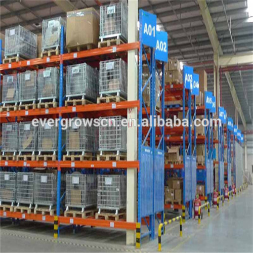 Storage double deep heavy duty pallet racking systems
