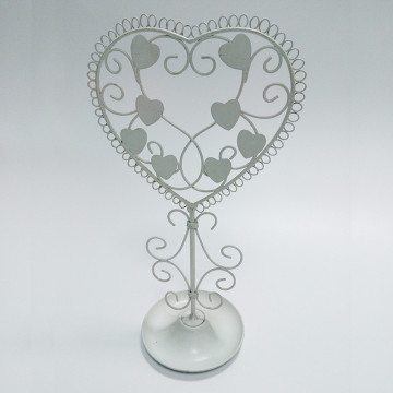 Heart Metal Jewelry Rack Commodity Shelf Home Decor