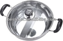 Kinox stainless steel Two in one Hot pot with glass lid
