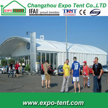 Trade show marquee tent for auto shows fashion shows